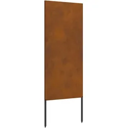 vidaXL Garten dekoratives Panel Sonstiges Rostig 50 x 140 cm