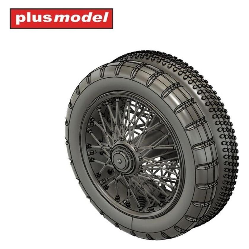 Plus Model Wheels for british armored car RR (DP3054)