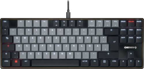 CHERRY TAS KC 500 MX LP Corded, Mechanic Kabelgebunden Tastatur Deutsch, QWERTZ Schwarz, Grau