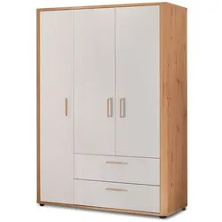 Mäusbacher Kleiderschrank Lilly 138 x 189 cm Dekor Grau