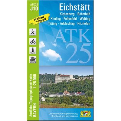 ATK25-J10 Eichstätt (Amtliche Topographische Karte 1:25000), Sonstige von , Landesamt für Digitalisierung, Breitband und Vermessung, Bayern,
