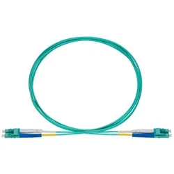 Rutenbeck Patchkabel LC-D/LC-D OM3 aqu 2m