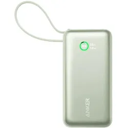 ANKER Powerbank »545 Nano« 10.000 mAh grün grün, 10.4x2.6x5.2 cm