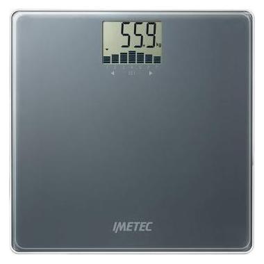 Imetec Monitoring ES9 300 Square Grey Elektronische Personenwaage (180 kg) (5818)
