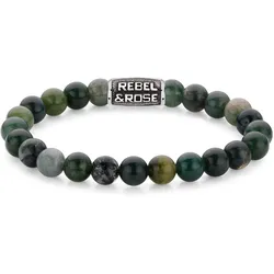Rebel & Rose RR-80098-V Herren-Armband The Secret Garden Vintage 8 mm, 19 cm