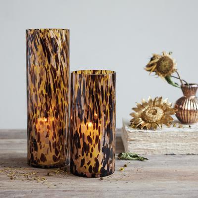 Storied Home Handblown Tortoise Glass Vase
