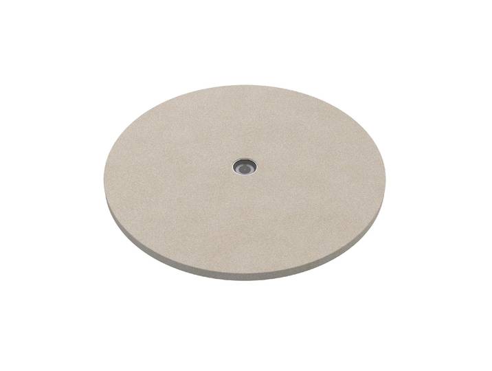 Pizzastein OUTDOORCHEF Ø 41 cm, Rund , beige, B:41cm H:1,5cm Ø:41cm, Cordierit, Backbleche, Pizzastein