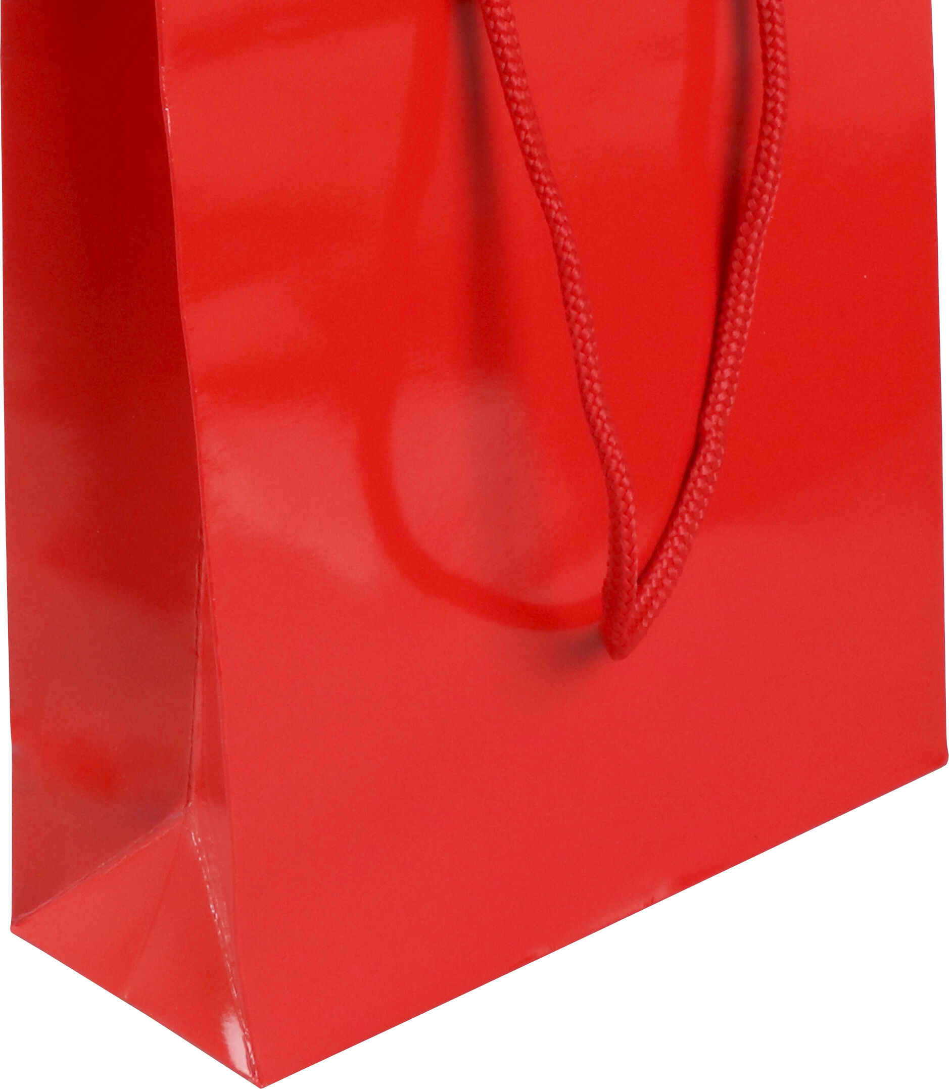 SPRINTIS 10 Unités - Pochette cadeau, brillante rouge   26 x 36 x 10 cm, papier laqué