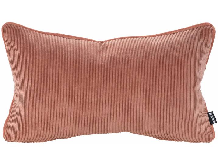 Dekokissen H.O.C.K. Vandel , rosa (rosa, unifarben), B:60cm L:40cm, Polyester, Dekokissen_Sitzkissen_Kissenhüllen, Dekokissen