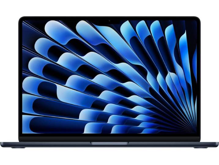 Apple MacBook Air 15 pouces Puce M5 CPU 10 cœurs GPU 10 cœurs 16 Go RAM 1 To SSD Minuit, AZERTY