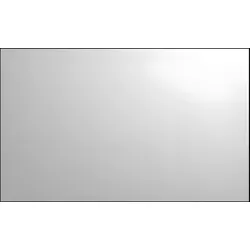 repaBAD Spiegel Look 6, rechteckig mit abgerundeten Ecken, verdeckter Rahmen, direkte und indirekte Beleuchtung, Lichtsteuerung perfectLIGHT, 90 x 80 x 3,5 cm in Alu Eloxal
