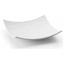LACOR quadratische Präsentationsschale aus Melamin WHITE 19x19 cm 63272