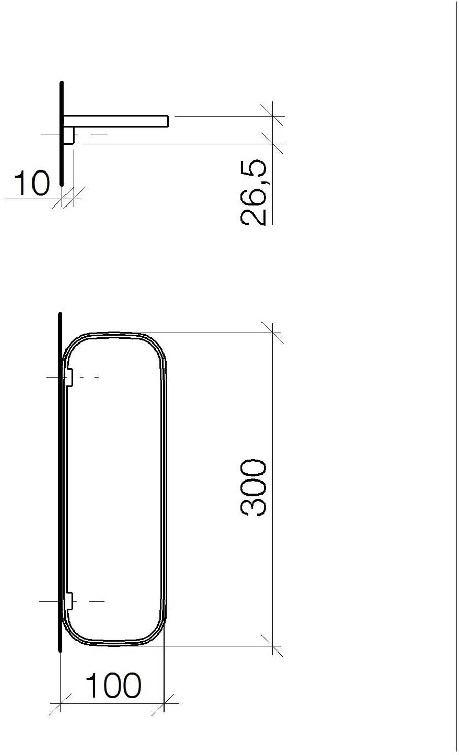 Dornbracht Just Ablage 30 cm