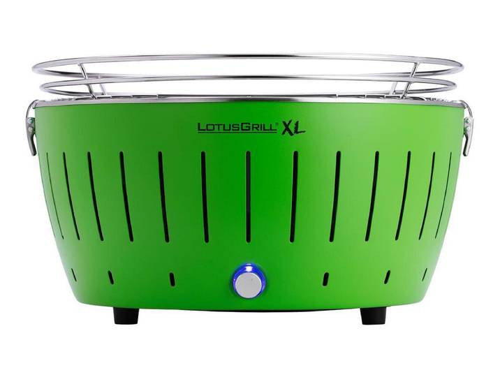Holzkohlegrill LOTUSGRILL Tischgrill XL , grün (limette), Grills, Holzkohlegrill