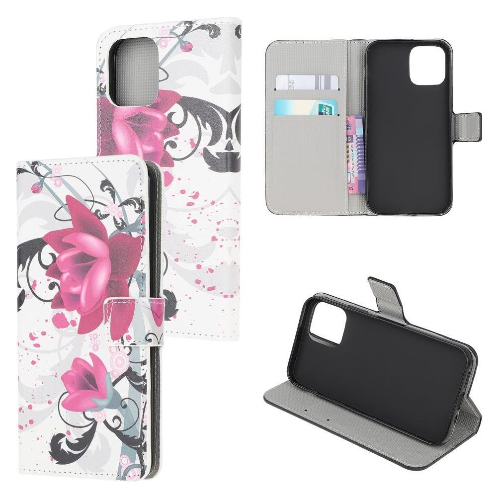 Cover-Discount Xiaomi 11 Lite - Leder Hülle Etui Lotus Blüte (Xiaomi Mi 11 Lite) (101910579I)