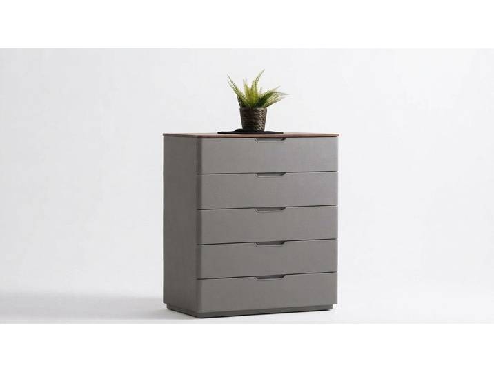 Xlmoebel Kommode Beige Holz-Kommode mit elegantem Design für das Schlafzimmer (Kommode, Kommode), Hergestellt in Europa