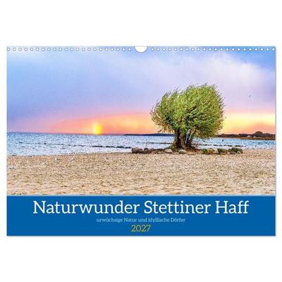 Naturwunder Stettiner Haff (Wandkalender 2027 DIN A3 quer), CALVENDO Monatskalender