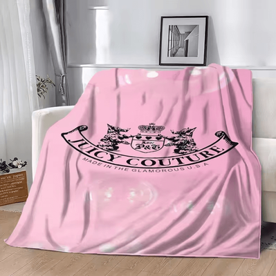 Inspire Curations Juicy Cool Couture Anime Cartoon Throw Blanket p10 150x125cm 60x50in S