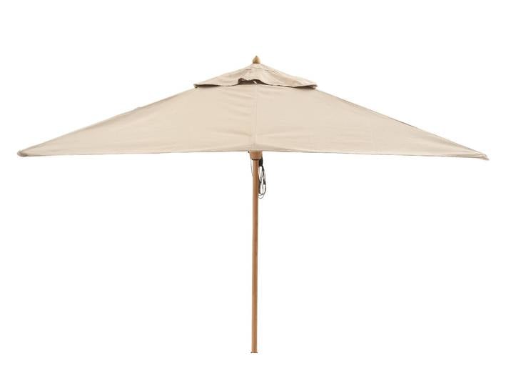Solpuri Aton Sonnenschirm Teak Acryl Platinum