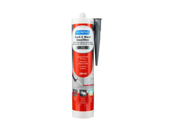 Renovo D&W Bau Silikon grau 280ml