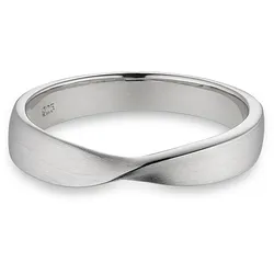 Silberring BRUNO BANANI "Schmuck Geschenk" Gr. 56, silberfarben, Fingerringe, Damen, 56, Silber 925 (Sterlingsilber), 3,8mm, Silberring