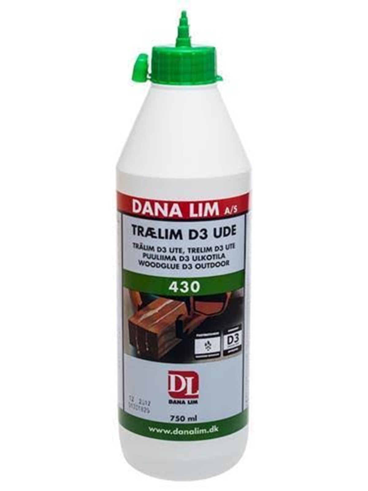Dana Lim 430 D3 Holzleim außen weiß