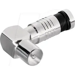 MATR FSQW1L - IEC-Winkelkompressionsstecker 6,8 - 7,2 mm