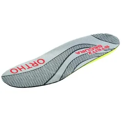 Steitz Secura Einlegesohlen grau/gelb Ortho-Soft ESD LOW, Sohlen, Mehrfarbig