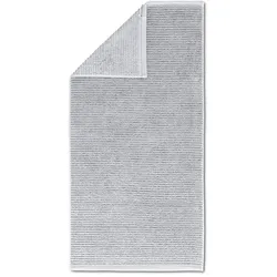 Casea Handtuch Almeria 50 x 100 cm Baumwolle Silber