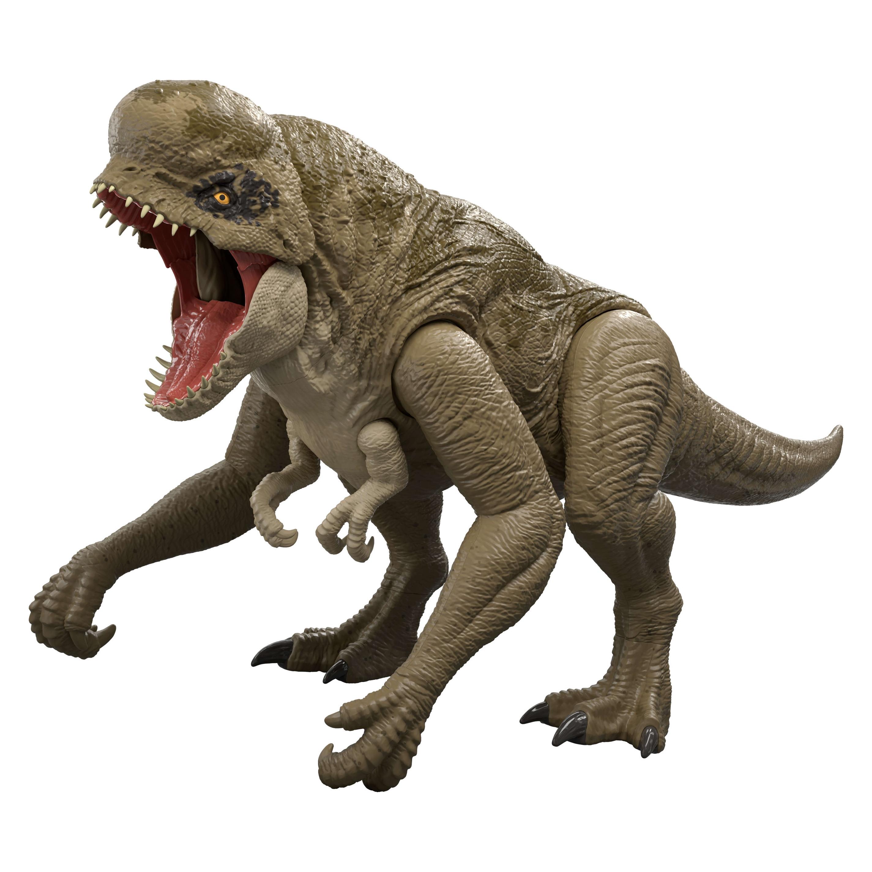 Jurassic World Rebirth Super Colossal Distortus Rex Dinosaurier-Figur, 31 Zoll, mit Minifiguren (969-2653)