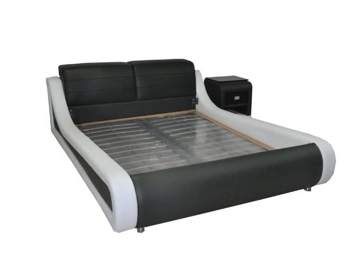 JVmoebel Polsterbett Luxus Polsterbett aus Leder im modernen Design, Made in Europa