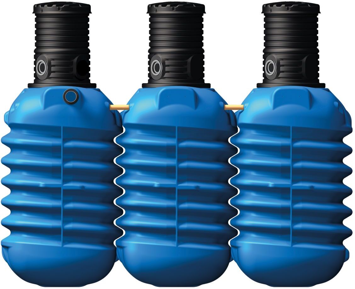 4rain Modularis Erdtank-Paket 7500 L Haus-Premium, begehbar