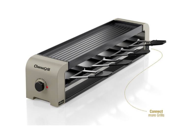 Stöckli Raclette Stöckli Raclette CheeseGrill 4 Connect Ivory Gold