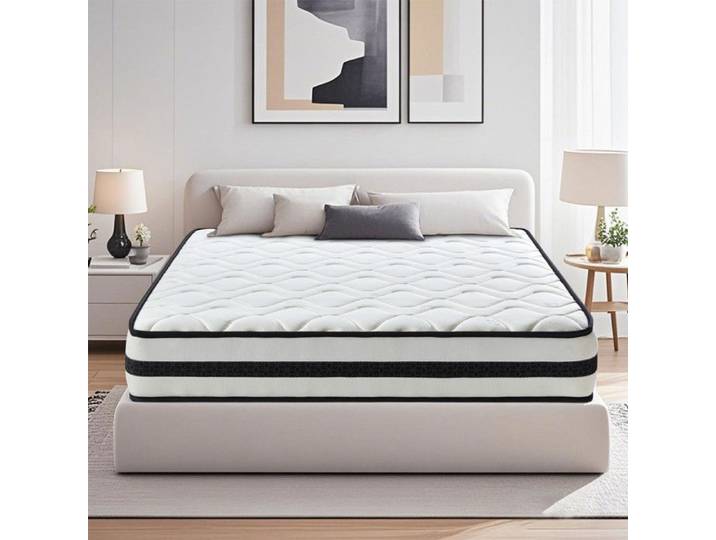 Matelas - YIDATONG - 140x190 (30 cm) - Ressorts ensachés - Mousse mémoire gel - Latex naturel
