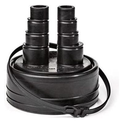 Csdk SL Endekappe EPDM, 2 x 25, 32, 40, 50mm-160mm dobbelt rør (8019001110351)