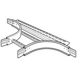 Legrand PB300300RG Abzweigstück B300 H125 tauchfeuerverzinkt