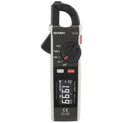 VOLTCRAFT VC-321 Stromzange CAT II 600 V, CAT III 300V Anzeige (Counts): 2000