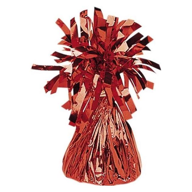 Amscan Ballongewicht 170 g Folie rot (1x) (991365-07)
