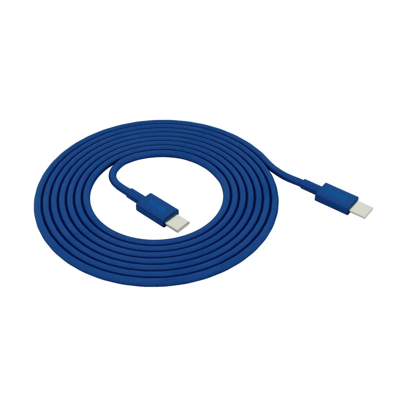 Kord USB-C naar USB-C oplaadkabel 1,8 m Catalina Blue