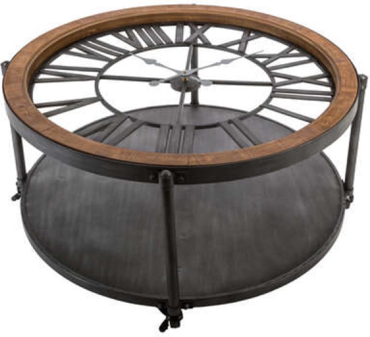 Salontafel met klok Chrono van Atmosphera Createur d'Interieur