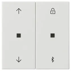 Gira System 3000 Jalousie- und Schaltuhr Bluetooth (reinweiß, glänzend)