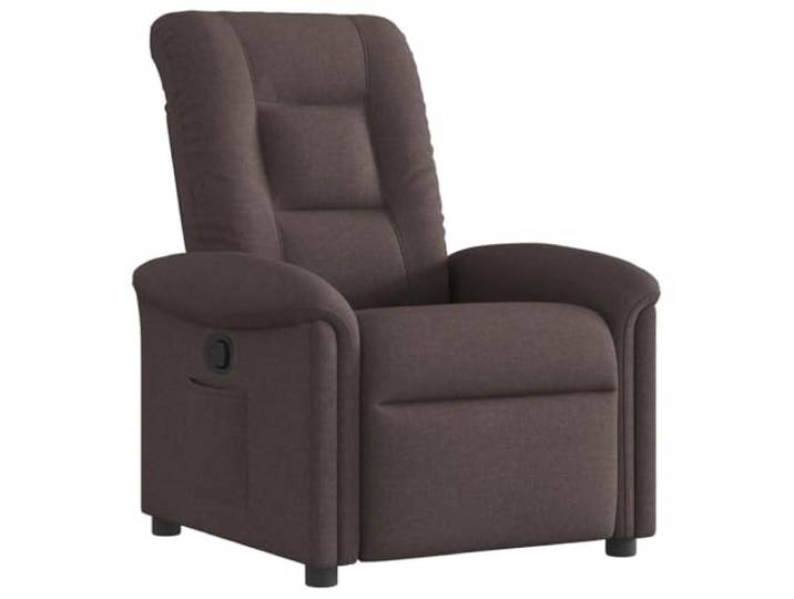 vidaXL Relaxsessel Dunkelbraun Stoff