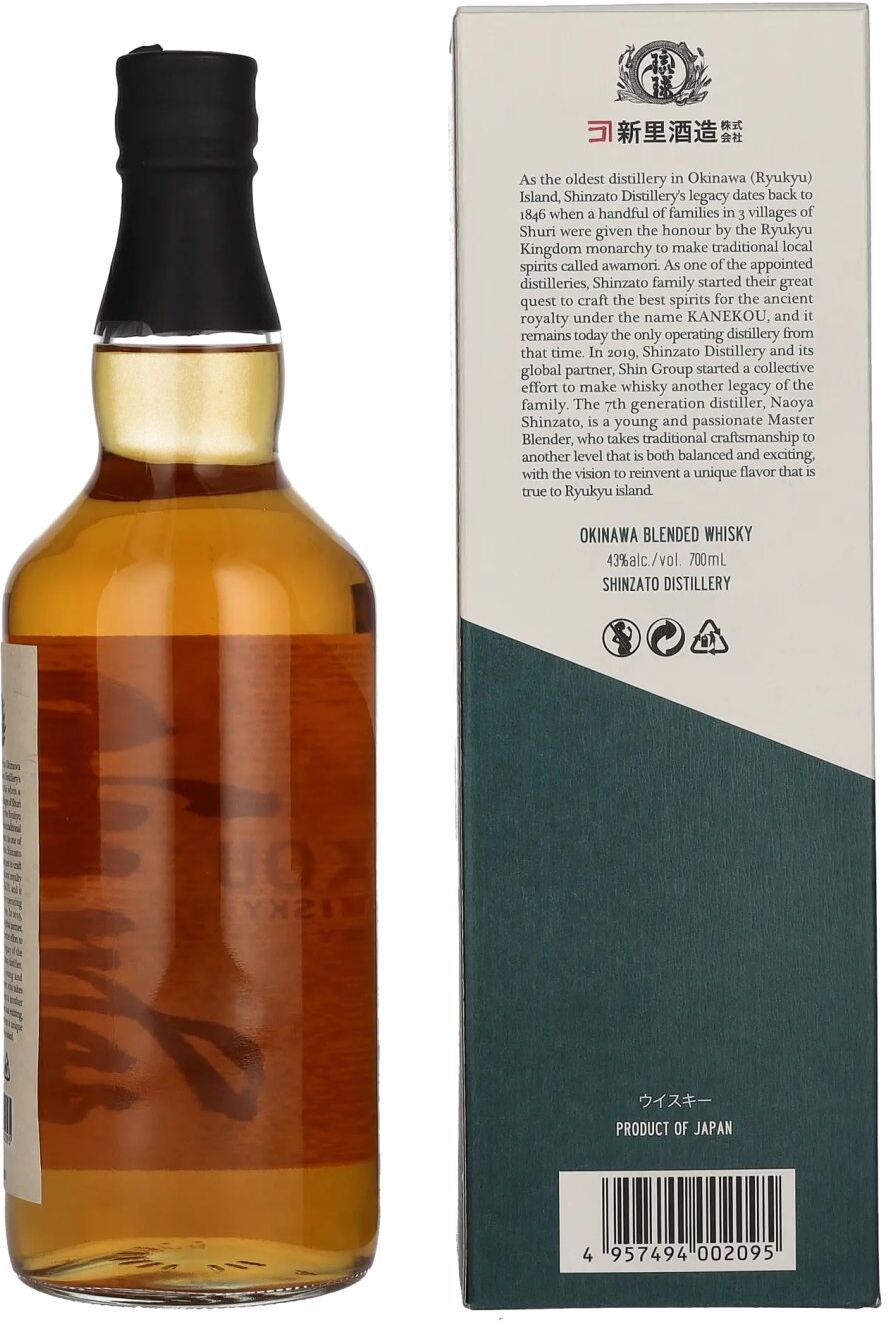 Kanekou Okinawa Blended Whisky 43% Vol. 0,7l in Geschenkbox