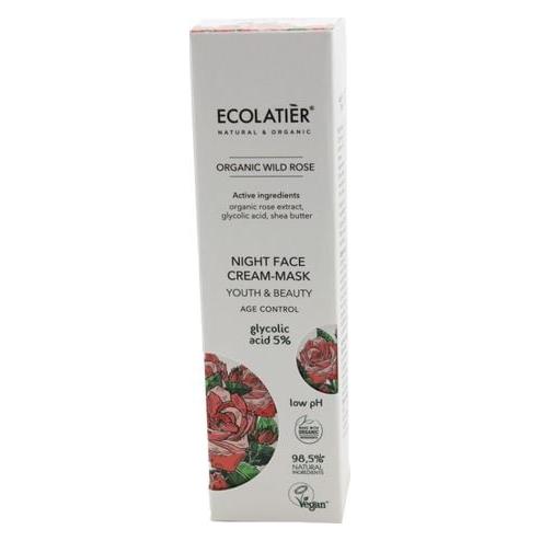 Eolatier GreenCo ECL WILD ROSE Krem-maska do twarzy na noc, 50ml (50 ml) (4620046175959)
