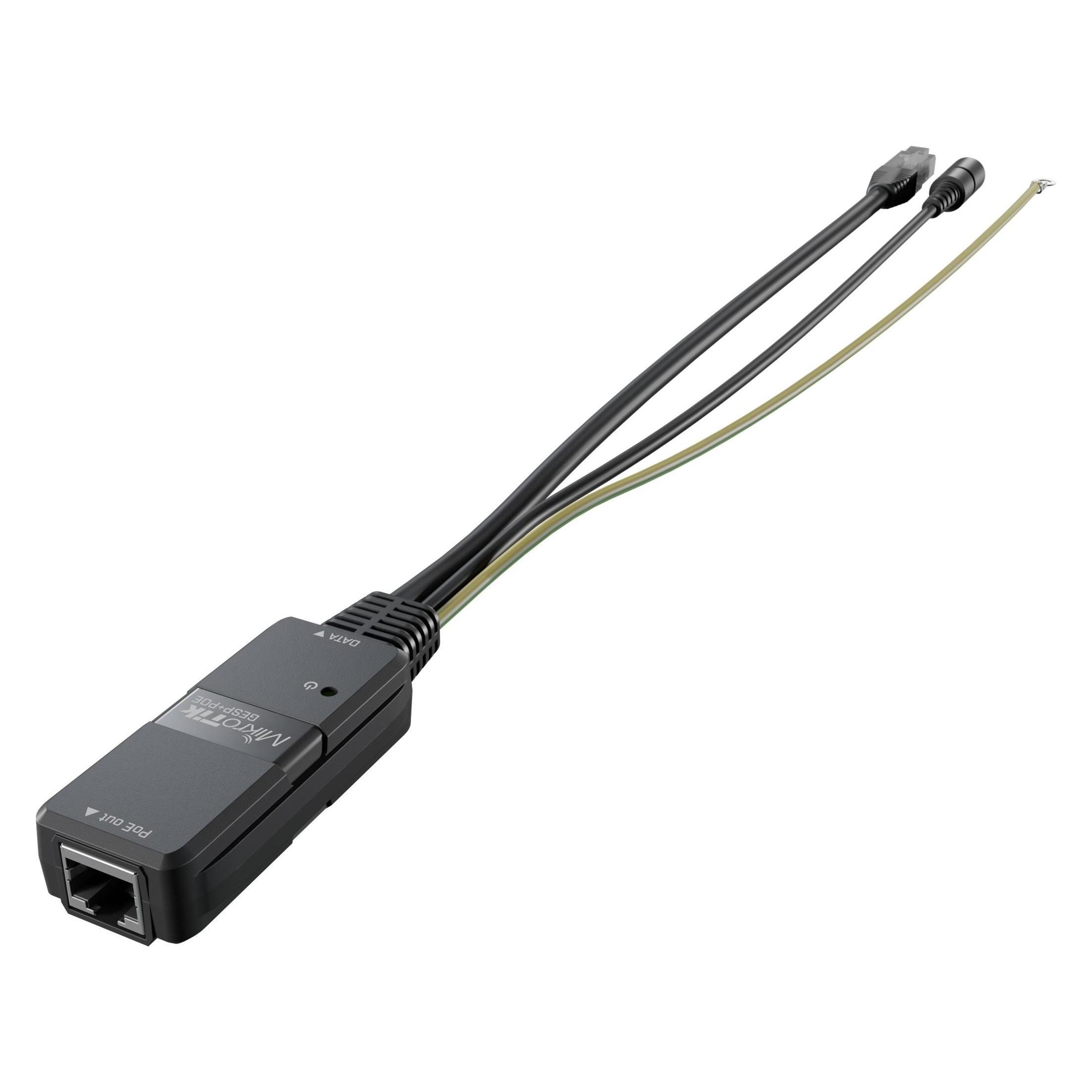 MikroTik PoE Injector passiv GESP+POE-IN mit Überspannungsschutz (Passive 24V PoE-in, 24 W) (GESP+POE-IN)