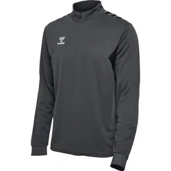 HUMMEL hmlAUTHENTIC HALF ZIP SWEAT asphalt 3XL