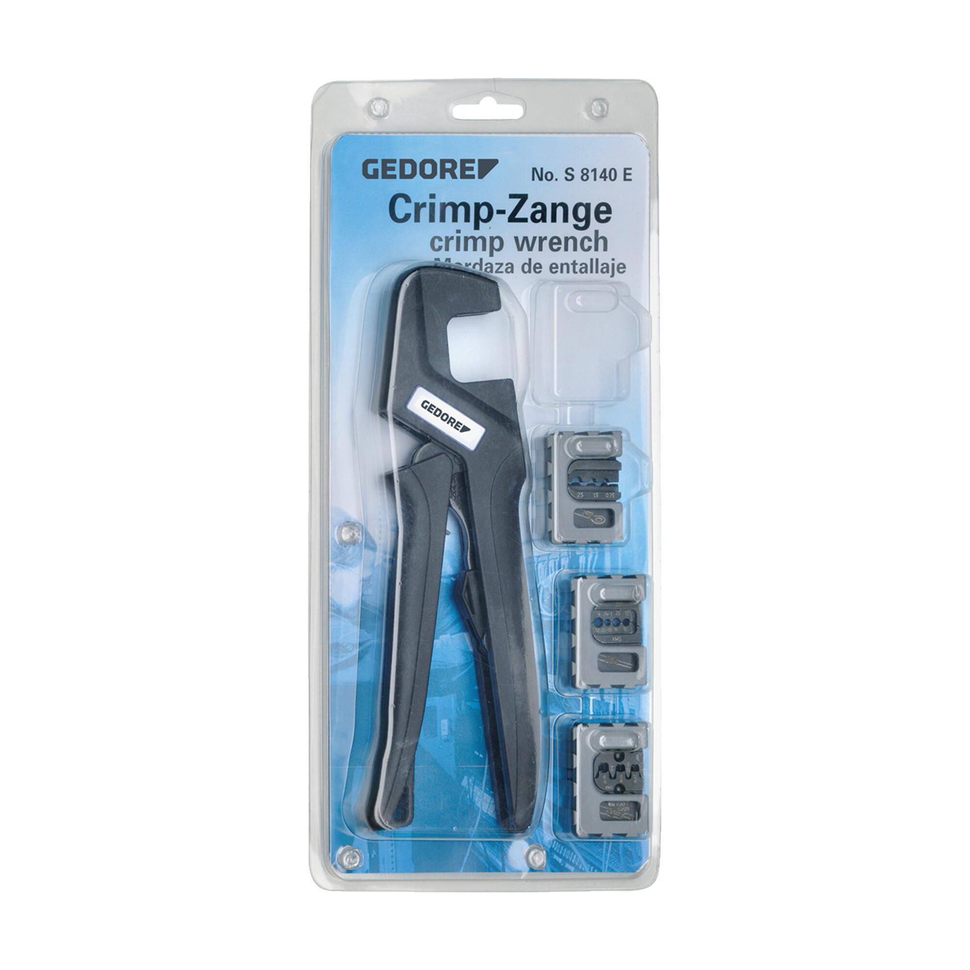 Gedore S 8140 J Crimp-Zangen-Set INDUSTRIAL 4-teilig (1830929)