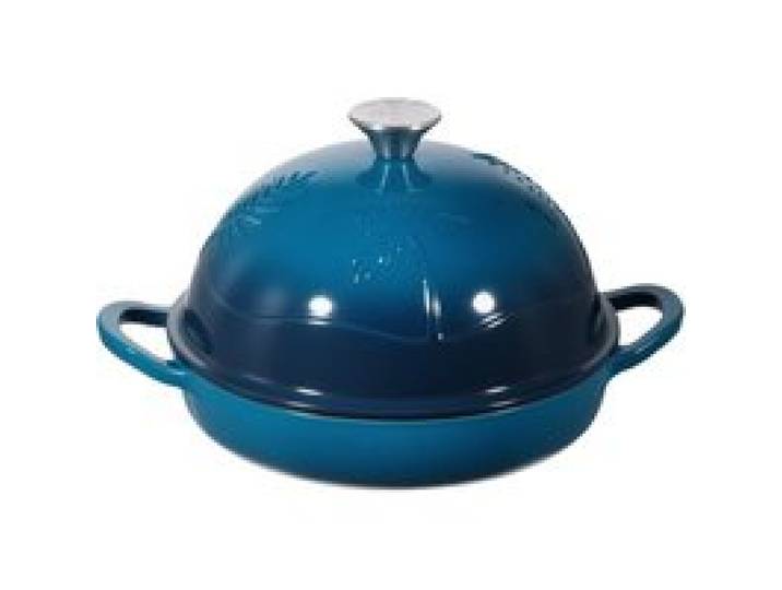 VEVOR Schmortopf aus emailliertem Gusseisen, 4,73 L Dutch Oven zum Backen von Sauerteigbrot, robuster Kochtopf mit Deckel & 2 Griffen, geeignet bis 260 °C, Brottopf zum Kochen und Braten
