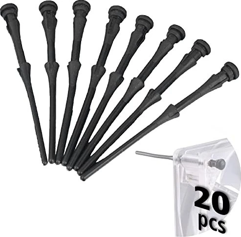 AKASA Black Rubber Case Fan Mounts 20pack, 20 Stück