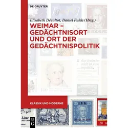 Weimar – Gedächtnisort und Ort der Gedächtnispolitik, Fachbücher